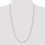 14k WG 1.25mm D/C Spiga Chain