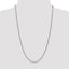 14k WG 1.7mm D/C Spiga Chain
