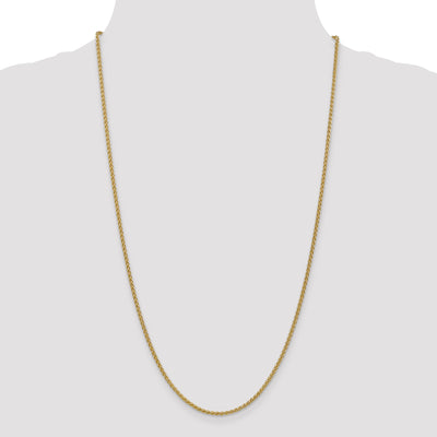 14k 2.1mm Spiga Chain