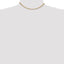 14k 2.1mm Spiga Chain