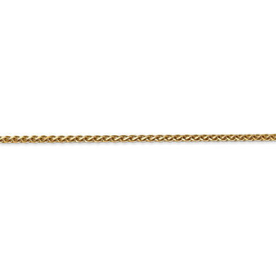 14k 2.1mm D/C Spiga Chain