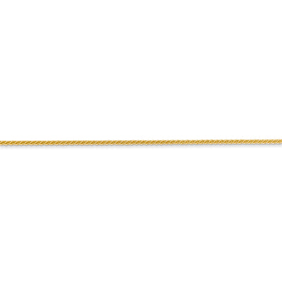14k 1.05mm Spiga with Lobster Clasp Chain