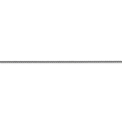 14k WG 1.05mm Spiga with Spring Ring Clasp Chain
