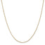 14k .85mm Spiga with Spring Ring Clasp Chain