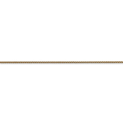 14k 1.05mm Spiga with Spring Ring Clasp Chain