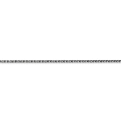 14k WG 1.25mm Spiga Chain