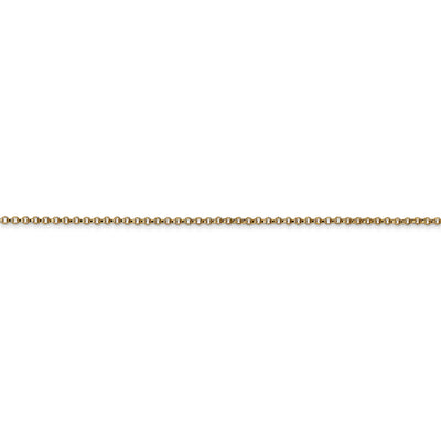 14k 1.15mm Rolo Pendant Chain