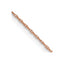 14k Rose Gold .5mm Baby Rope Chain