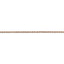 14k Rose Gold 1.5mm D/C Machine-made Rope Chain