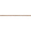 14k Rose Gold 1.8mm D/C Machine-made Rope Chain