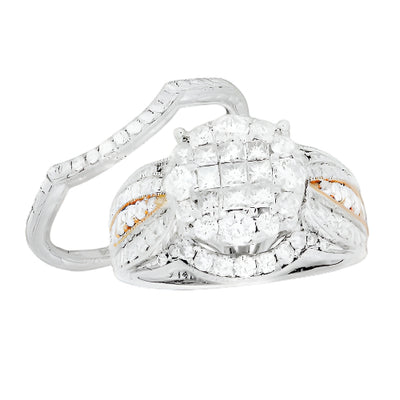 14KW 2.00CTW DIAMOND BRIDAL SET