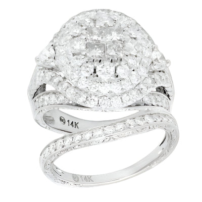 14KW 2.75CTW DIAMOND BRIDAL SET