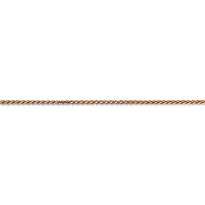 14k Rose Gold 1.7mm D/C Spiga Chain