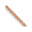 14k Rose Gold 1.7mm D/C Spiga Chain