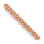 14k Rose Gold 2.1mm D/C Spiga Chain