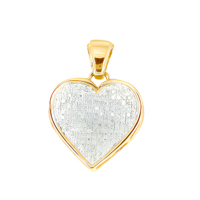 10KY 0.33CTW INVERTED HEART PENDANT