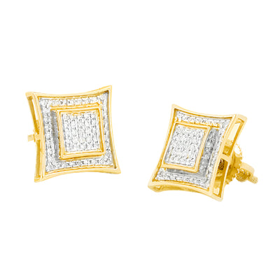10KY 0.25CTW DIAMOND KITE EARRINGS