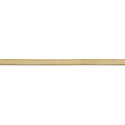 14k 3mm Silky Herringbone Chain