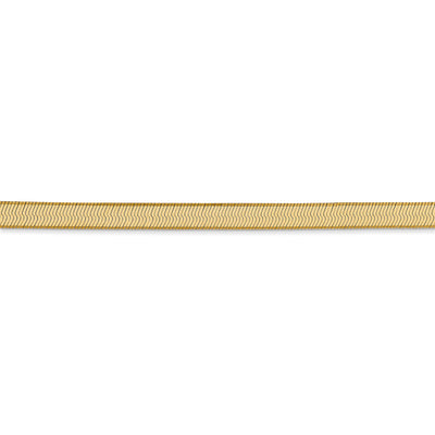 14k 4mm Silky Herringbone Chain