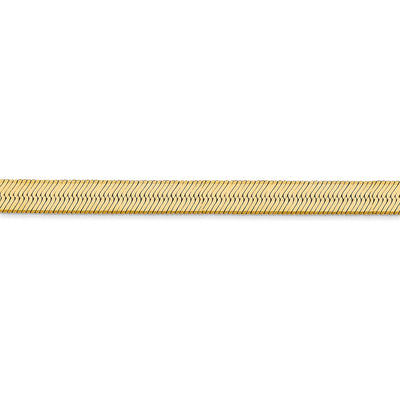 14k 5.5mm Silky Herringbone Chain