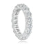 Sterling Silver, All around, CZ Eternity Ring