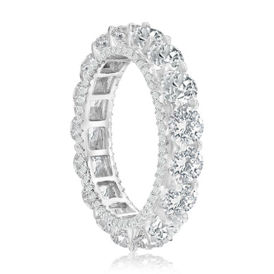 Sterling Silver, All around, CZ Eternity Ring