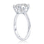 Sterling Silver, 9mm Square Solitaire CZ Ring